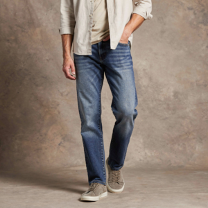 Heritage Blue Classic Straight Leg Denim Jeans