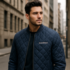 The Guardian Lightweight Quilted Bomber Jacket