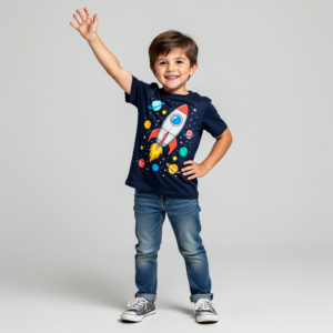 Space Explorer Kids T-Shirt