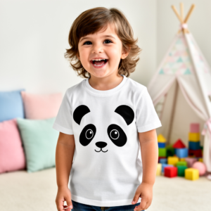 Cute Panda Kids T-Shirt